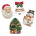 Christmas Tyme Resin Holiday Shower Curtain Hook (Set of 12)