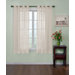 Odor-Neutralizing Voile Grommet Sheer Window Curtain Panel in Ivory