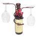 Grapevine Style Iron 2 Stem Holder Wine Bottle Topper