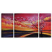 Hand Painted "Painted Sky" 3-Piece Canvas Art Set
