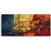 Hand Painted "Cubism Rainbow Panel" Oil Canvas Art Set