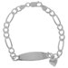 Sterling Essentials Sterling Silver 7 inches ID Bracelet with Heart Charm