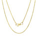 14K Gold Diamond-Cut Rope Chain Necklace