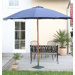 260cm Sonnenschirm in Blau