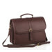Double Compartment Leather Briefcase
