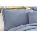 French Tile Standard Sham in Dusty Blue
