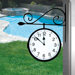 Dual-Sided Hanging Clock