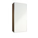 Surface Mount Frameless Medicine Cabinet in Walnut