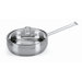 24cm Non-Stick Stainless Steel  Skillet with Lid