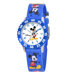Kid's Mickey Mouse Time Teacher Watch in Blue Nylon