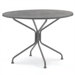 Premium Mesh Top Round Umbrella Dining Table