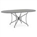 Premium Mesh Top Oval Umbrella Dining Table