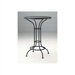 Bar Height Outdoor Round Mesh Top Bistro Table