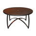 Wyatt Mesh Top 54" Round Umbrella Dining Table