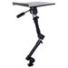 Car Holder for iPad 3-way Tripod Head Dual Arm in Black Tray