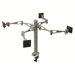Quad Monitor Desk Mount Dual Arm
