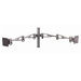 Wall Mount for Two Monitors Vertical Double Arm