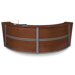 Double Unit Curved Stylish Reception Station