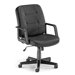 Low-Back Leather Executive Conference Chair with Arms
