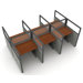 Privacy Station Panel System 2x3 Configuration