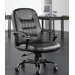 Leather Back Big and Tall Office Chair with Arms