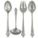 Stainless Steel Fleur de Lis 4 Piece Hostess Set