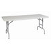 6' Height Adjustable Resin Multi Purpose Table