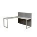 Box Office Two Panels and 90 Degree L Shape Desk