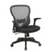 Deluxe R2 SpaceGrid&reg; Back Mesh Seat Chair with Flip Arms and Nylon Base