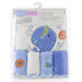 Just Born Woven Terry Hooded Towel and 4 Pieces Washcloths Set