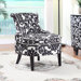 Floral Print Diana Chenille Slipper Chair