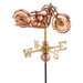 Motorcycle Weathervane with Roof Mount