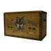 Wooden Accessory Box With "Wildlife Series" Wolf Print