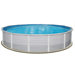 Belize 24' Round Above Ground Pool Package in Highland Gray