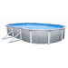 Martinique 24' Oval Above Ground Pool Package in Touring Gray