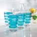Spectrum Style Setter Stripe High Ball Glasses (Set of 4)