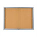'S' Series Sliding Glass Enclosed Bulletin Boards - Aluminum