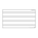 Magnetic Dry-Erase Teaching Aides Mat - Music Staff 40"H x 40"W x .1"D