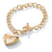 Gold Plated Locket Charm Bracelet
