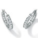 Platinum/Silver Cubic Zirconia Earrings