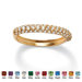 Gold Plated Birthstone Cluster Stackable Ring
