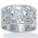 Silver Filigree Band