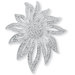 Crystal Flower Pin