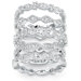 Cubic Zirconia Stackable Ring Set