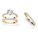Cubic Zirconia Wedding Ring Set