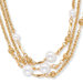 Goldtone Simulated Pearl Necklace