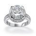 Round Cut Cubic Zirconia Ring