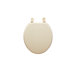Molded Wood Toilet Seat in Bone