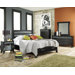 Black Earth Panel Bed