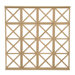 4 High Decorative X Panel